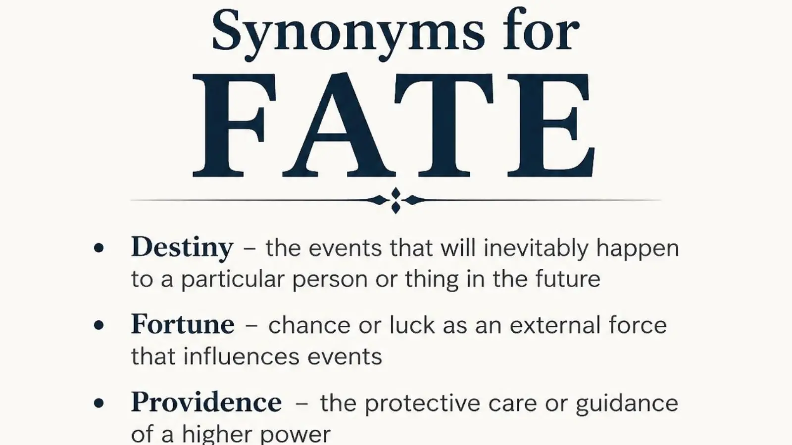 fate synonym