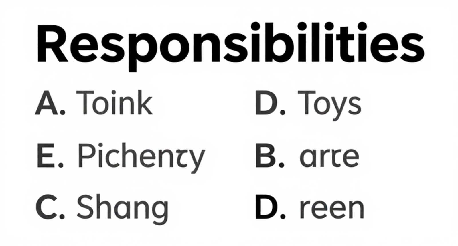 responsibilities synonym