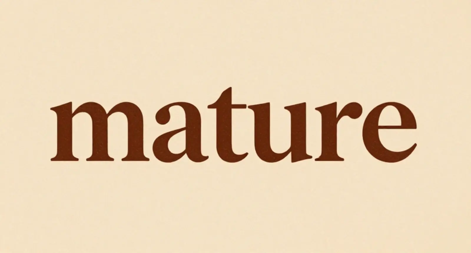 mature synonym